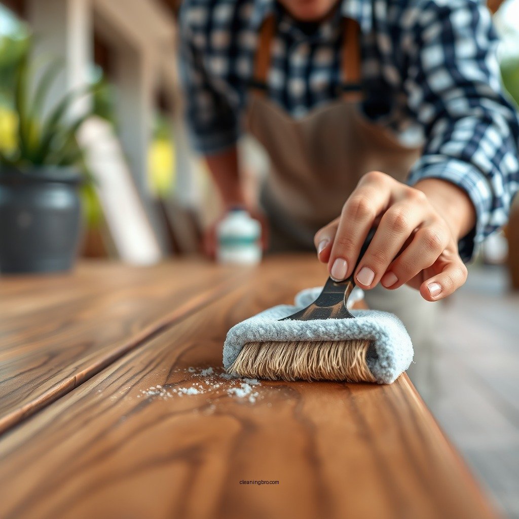 Step-by-Step Cleaning Process - how do you clean teak