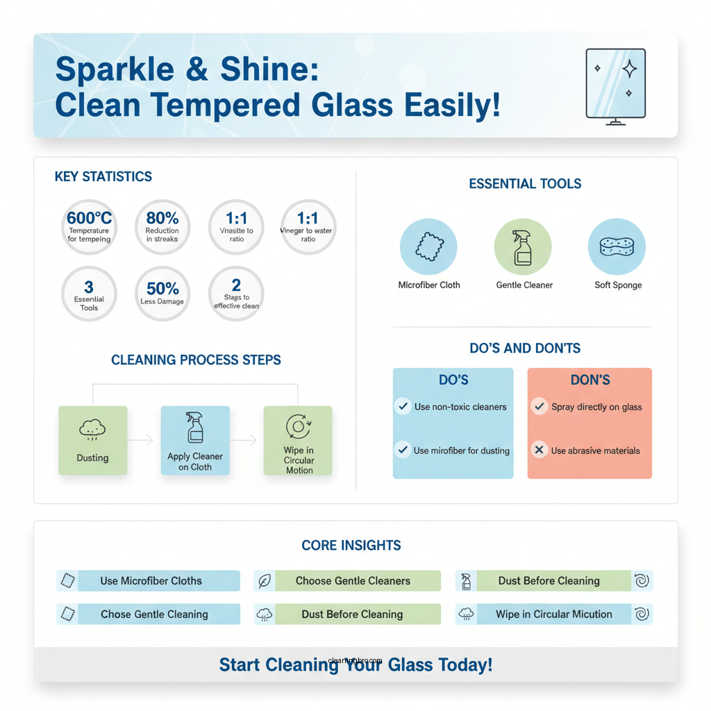 how do you clean tempered glass - Data Infographic and Statistics