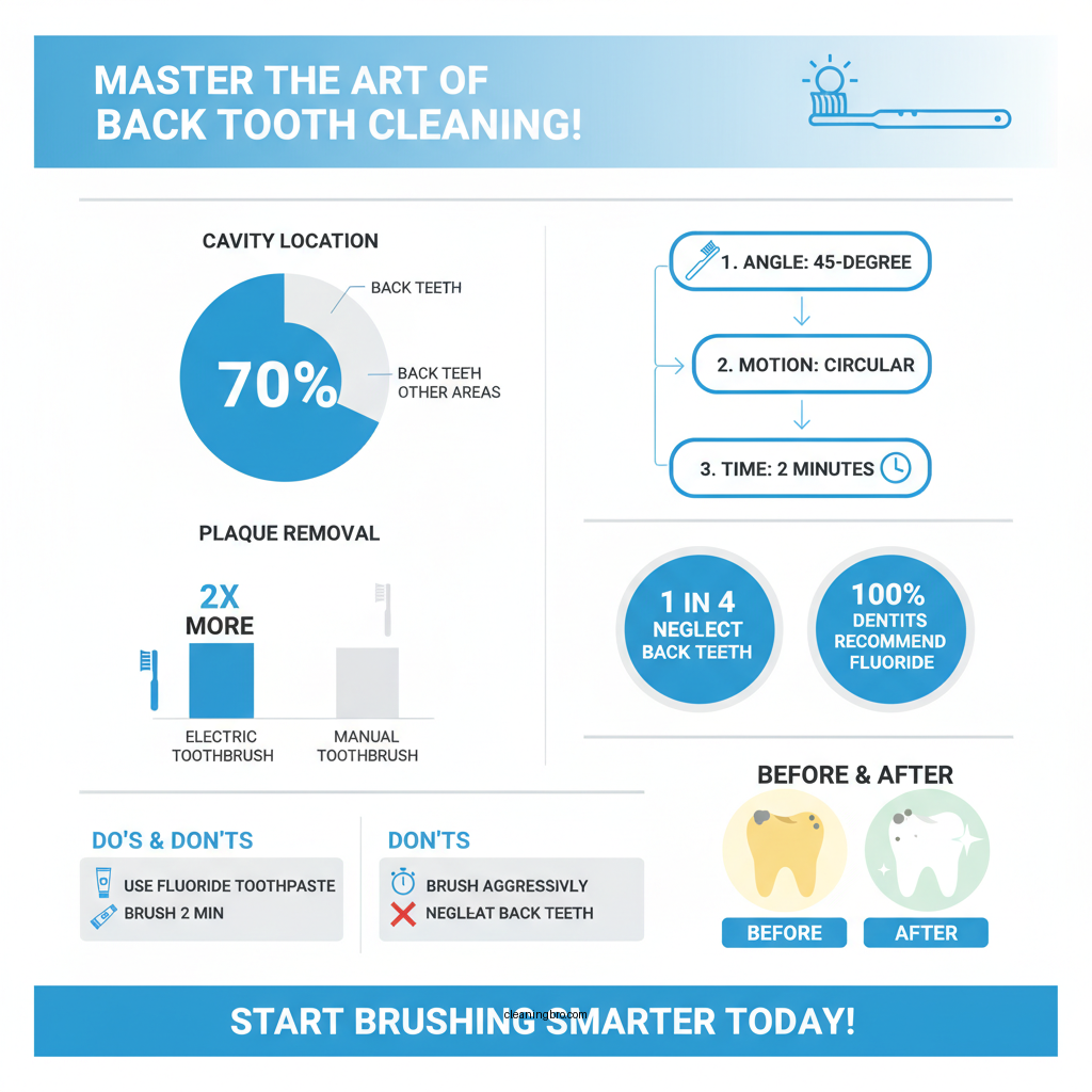 how do you clean the back of your teeth - Data Infographic and Statistics
