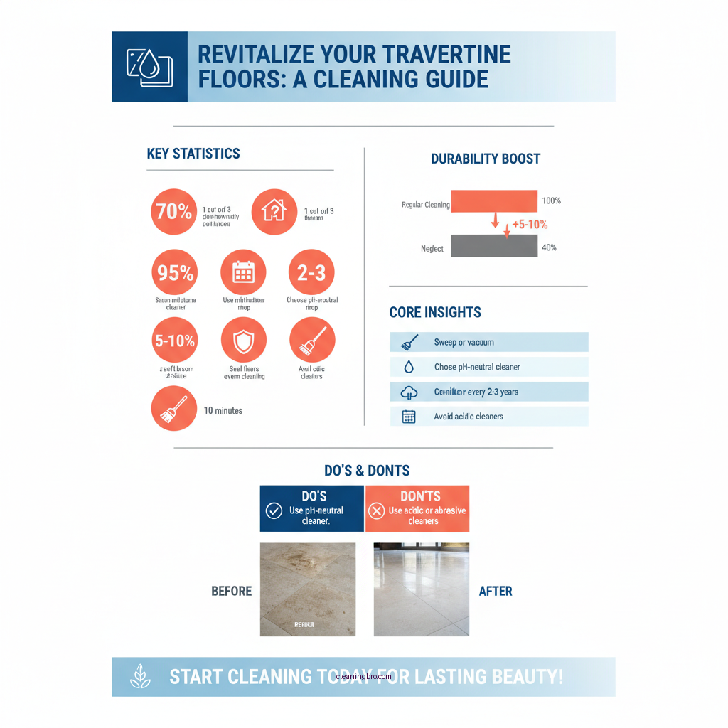 how do you clean travertine tile floors - Data Infographic and Statistics
