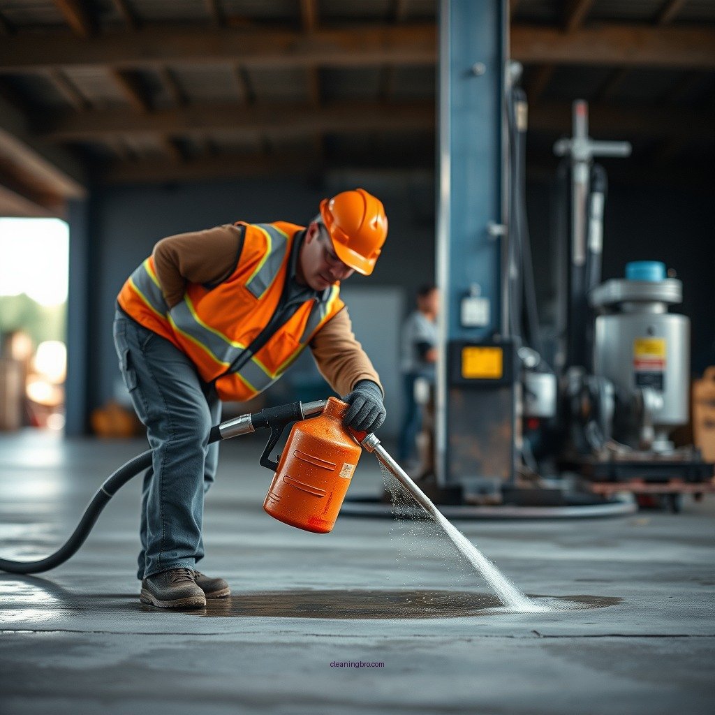 Safety Precautions - how do you clean up spilled gasoline on concrete
