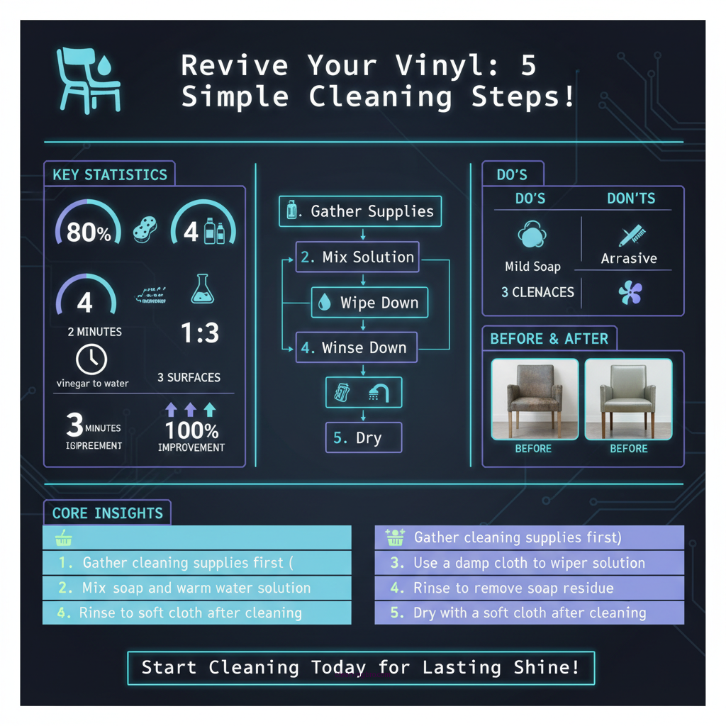 how do you clean vinyl chairs - Data Infographic and Statistics
