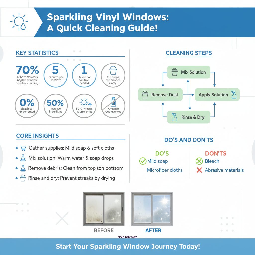 how do you clean vinyl sunroom windows - Data Infographic and Statistics