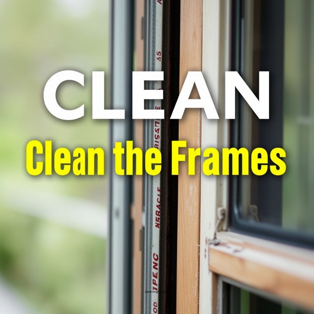 Clean the Frames - how do you clean vinyl window frames