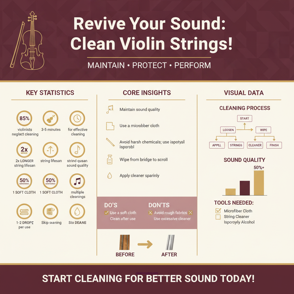 how do you clean violin strings - Data Infographic and Statistics