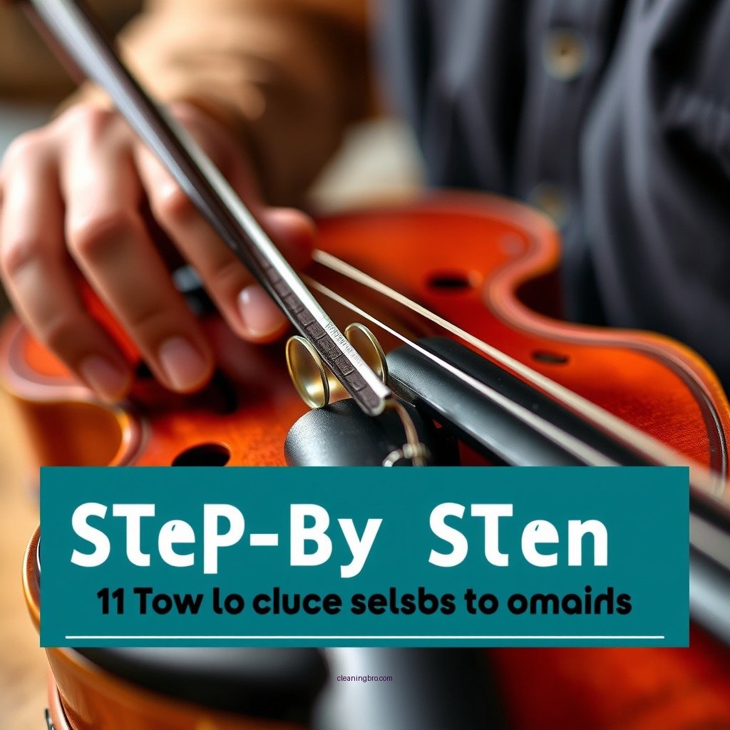 Step-by-Step Cleaning Process - how do you clean violin strings