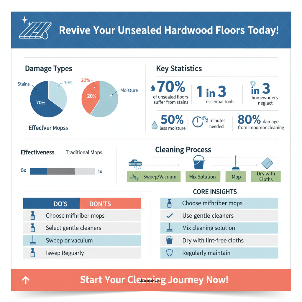 how do you deep clean unsealed hardwood floors - Data Infographic and Statistics