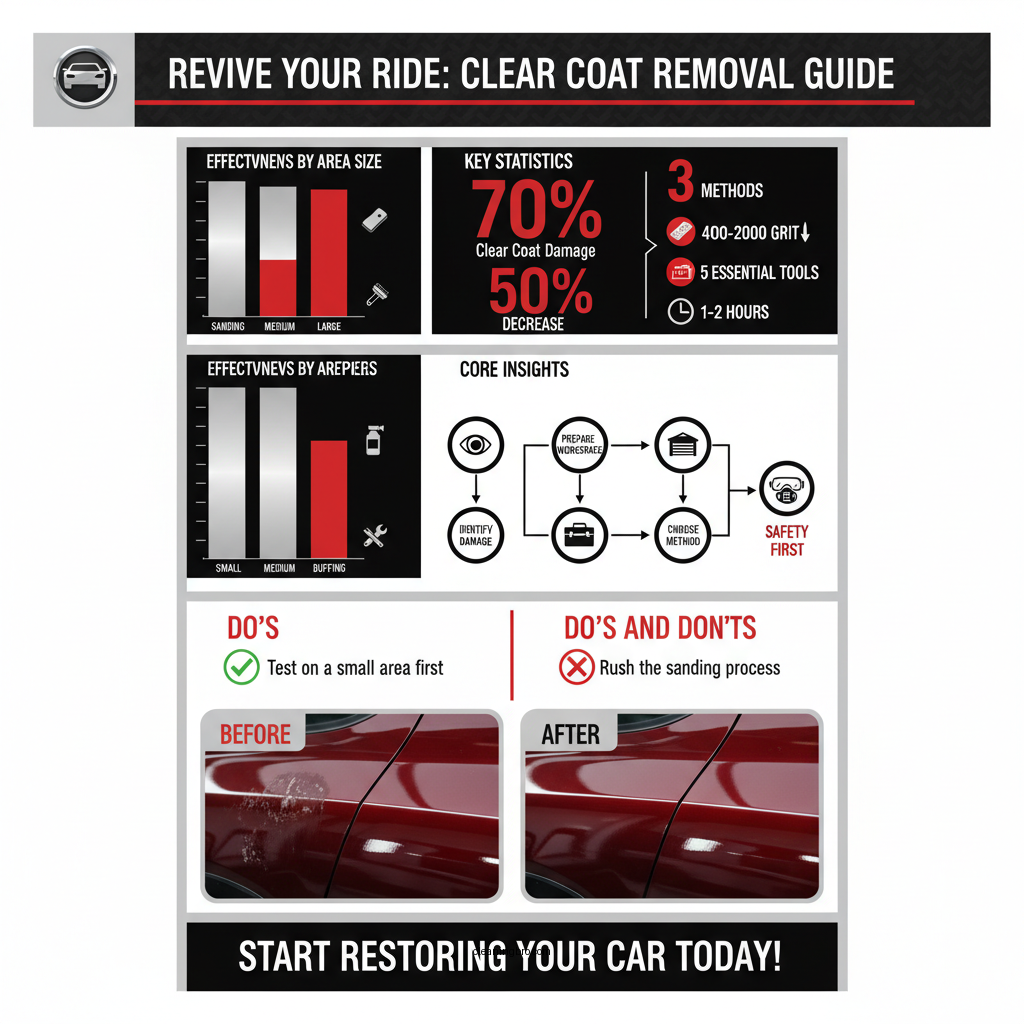 how do you remove clear coat from a car - Data Infographic and Statistics