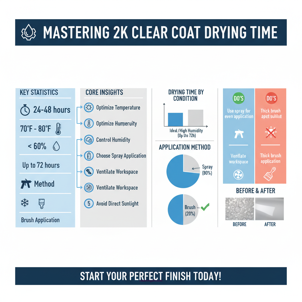 how long does 2k clear coat take to dry - Data Infographic and Statistics