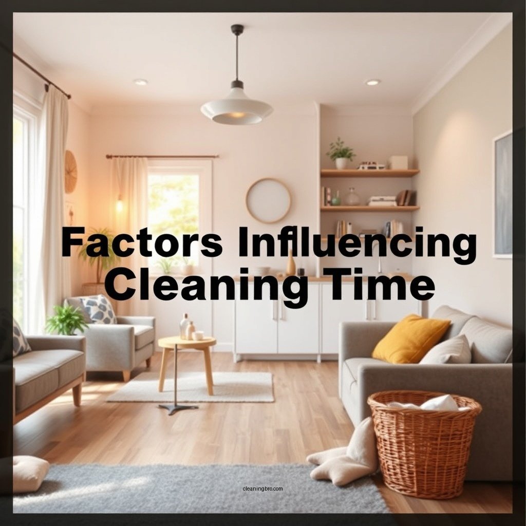Factors Influencing Cleaning Time - how long does it take to clean a house