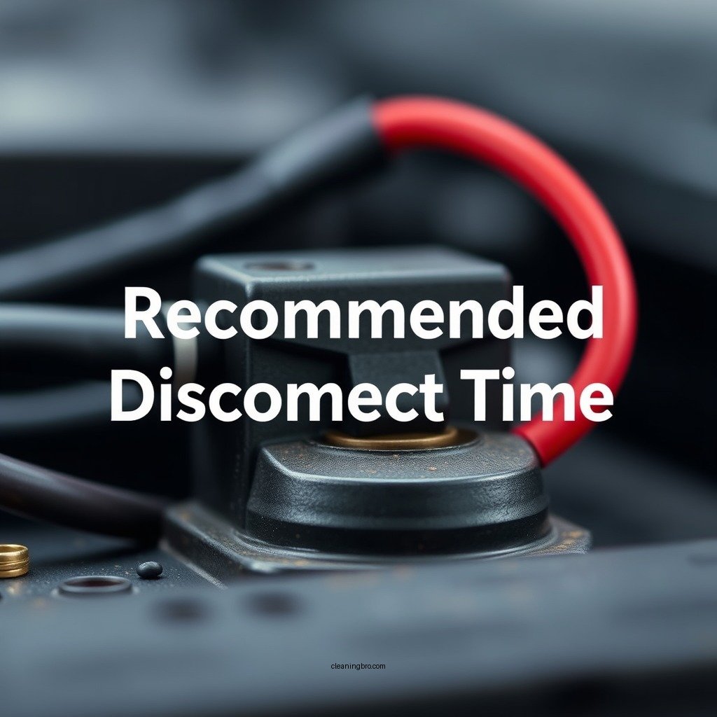 Recommended Disconnect Time - how long to disconnect battery to clear codes