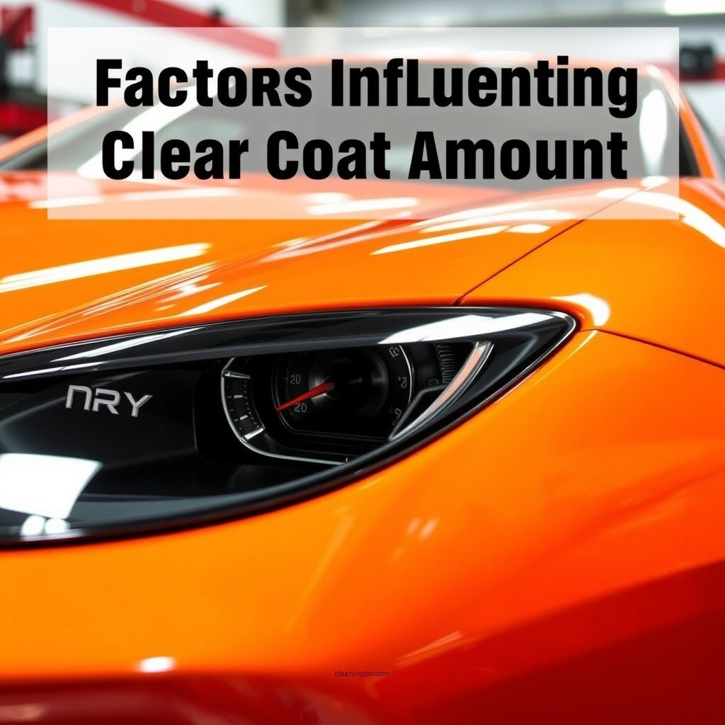 Factors Influencing Clear Coat Amount - how much clear coat for a car