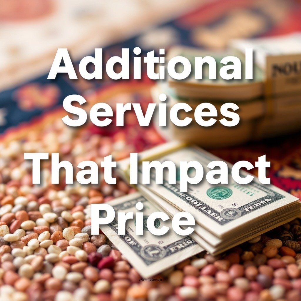 Additional Services That Impact Price - how much does it cost to clean an 8'x10 rug