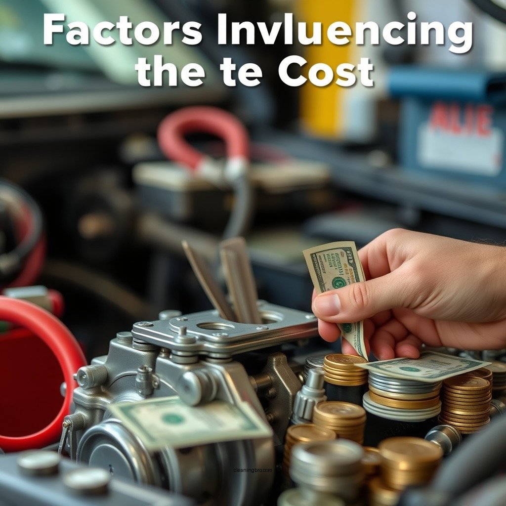 Factors Influencing the Cost - how much does it cost to clean the throttle body