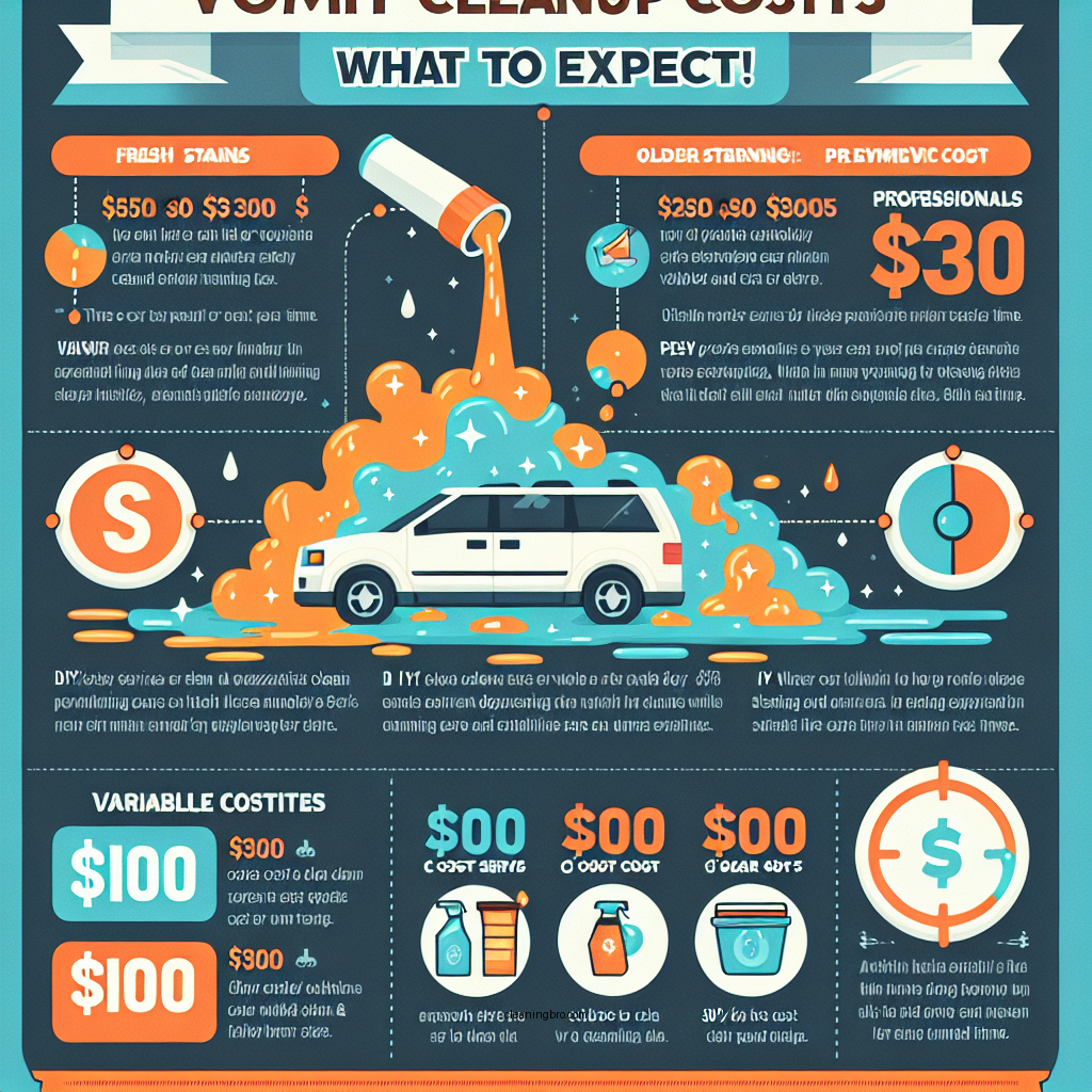 how much does it cost to clean vomit in car - Data Infographic and Statistics