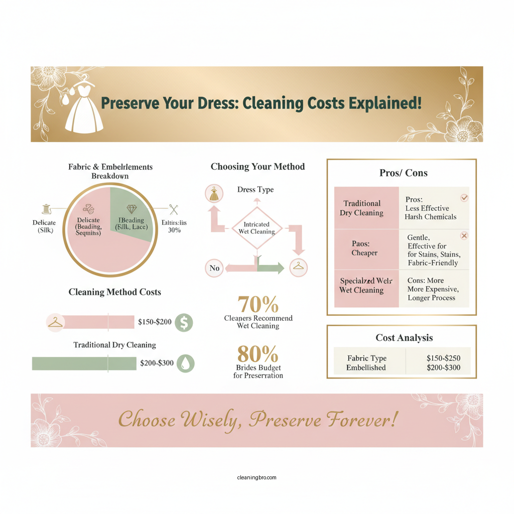 how much does it cost to clean a wedding dress - Data Infographic and Statistics