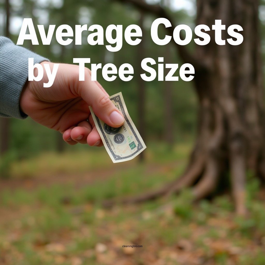 Average Costs by Tree Size - how much does it cost to clear trees