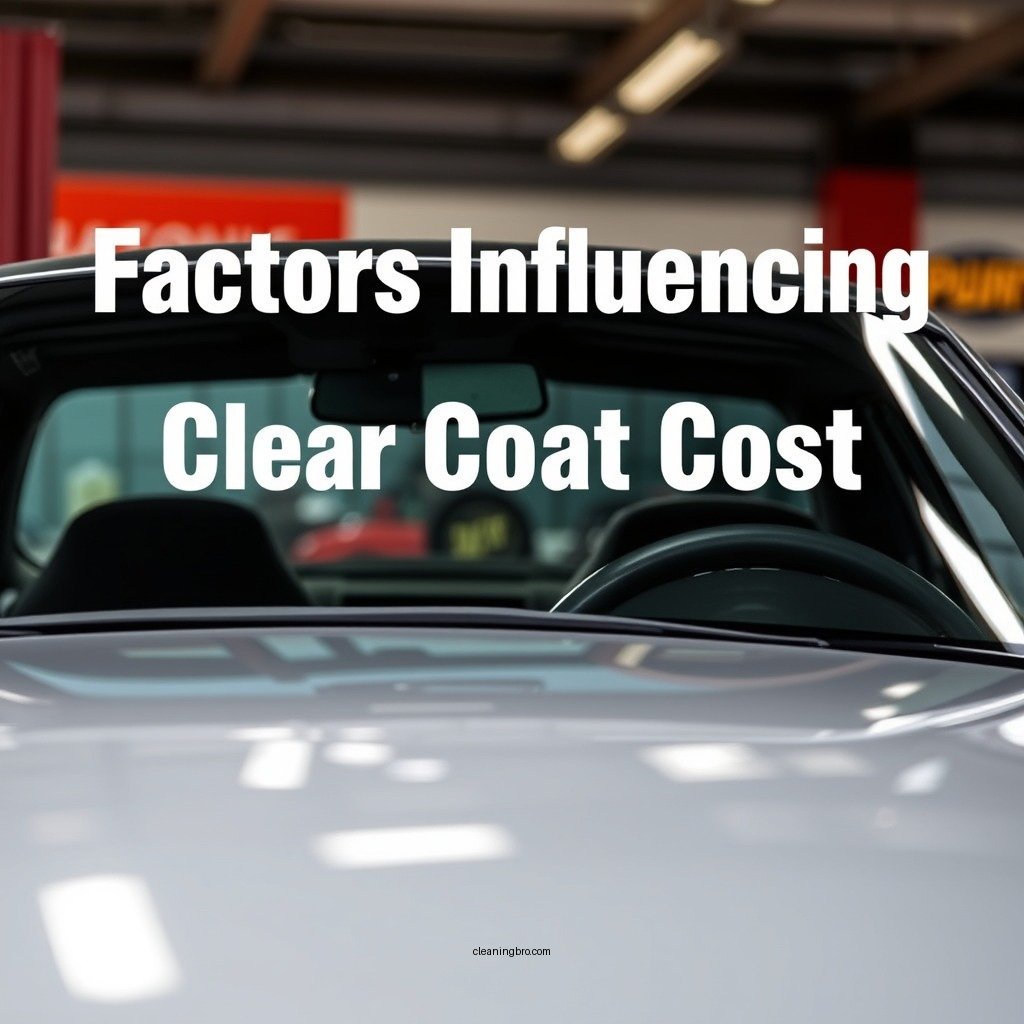 Factors Influencing Clear Coat Cost - how much for clear coat on car