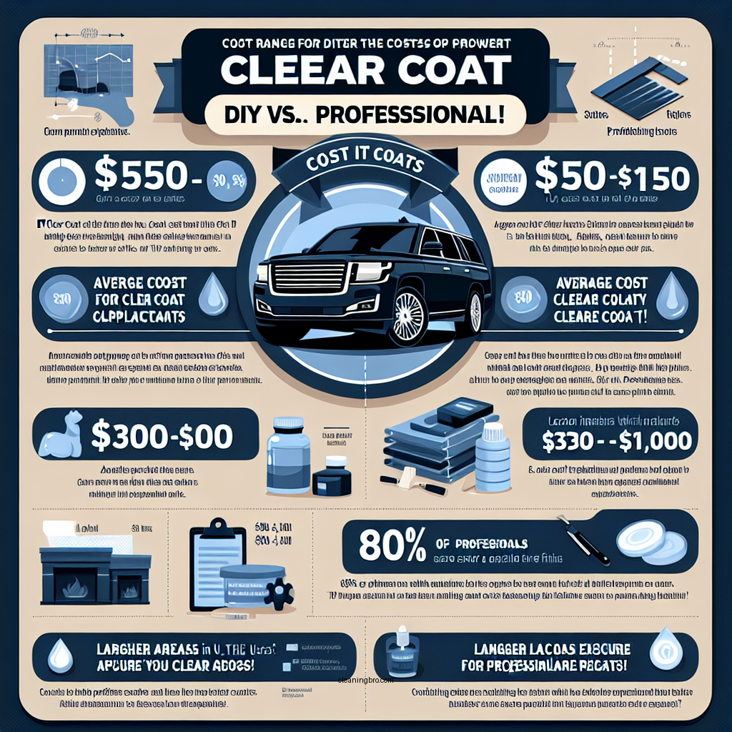 how much for clear coat on car - Data Infographic and Statistics