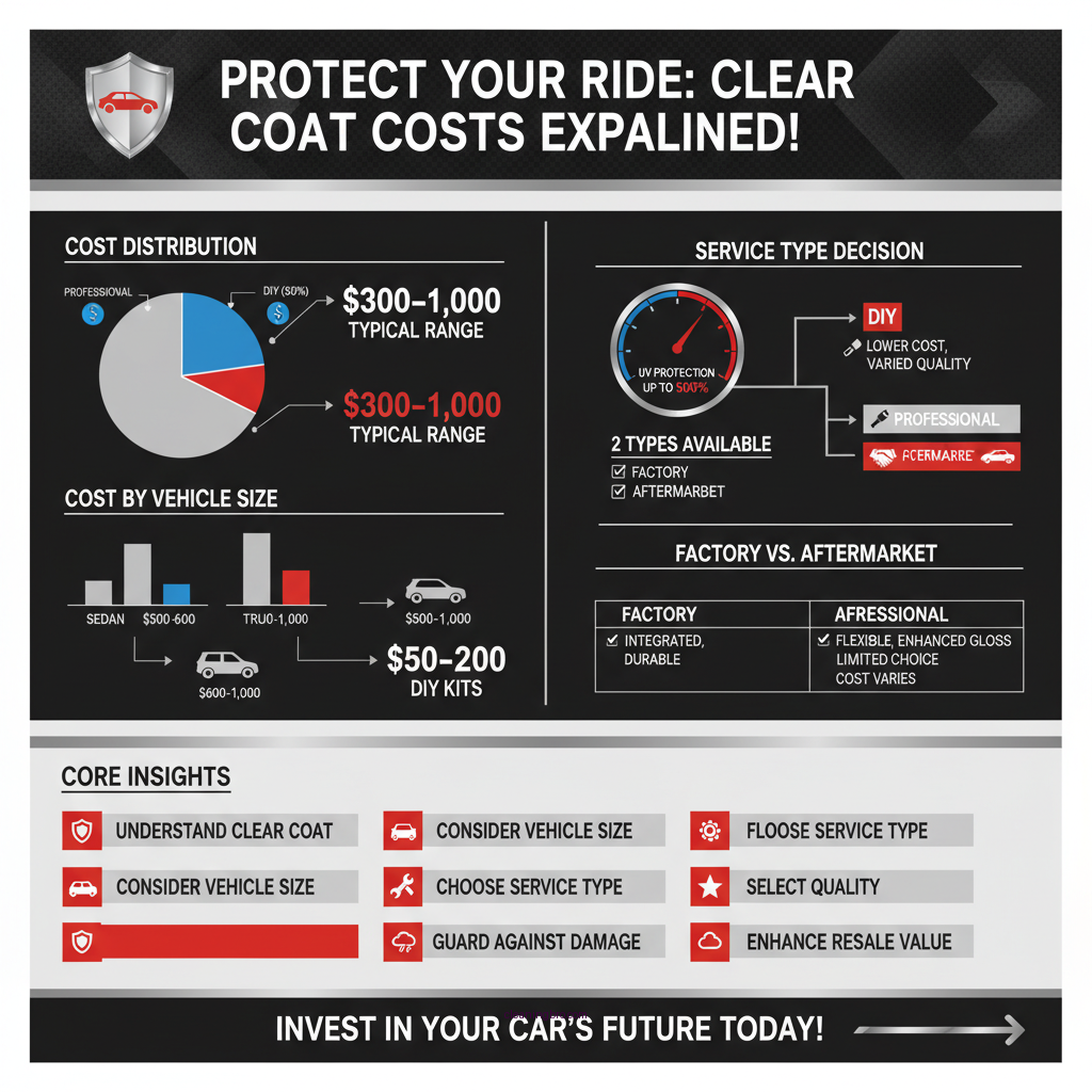 how much is a clear coat on a car - Data Infographic and Statistics