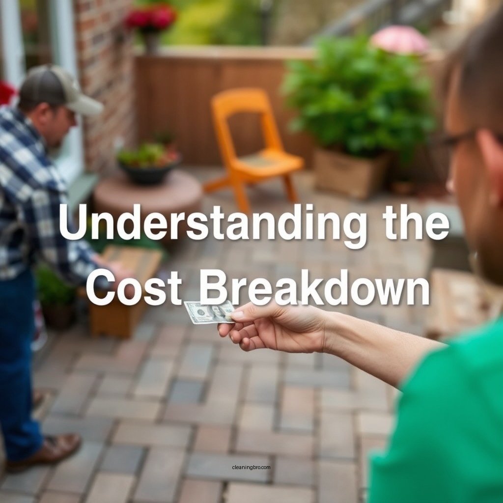 Understanding the Cost Breakdown - how much to clean and seal pavers
