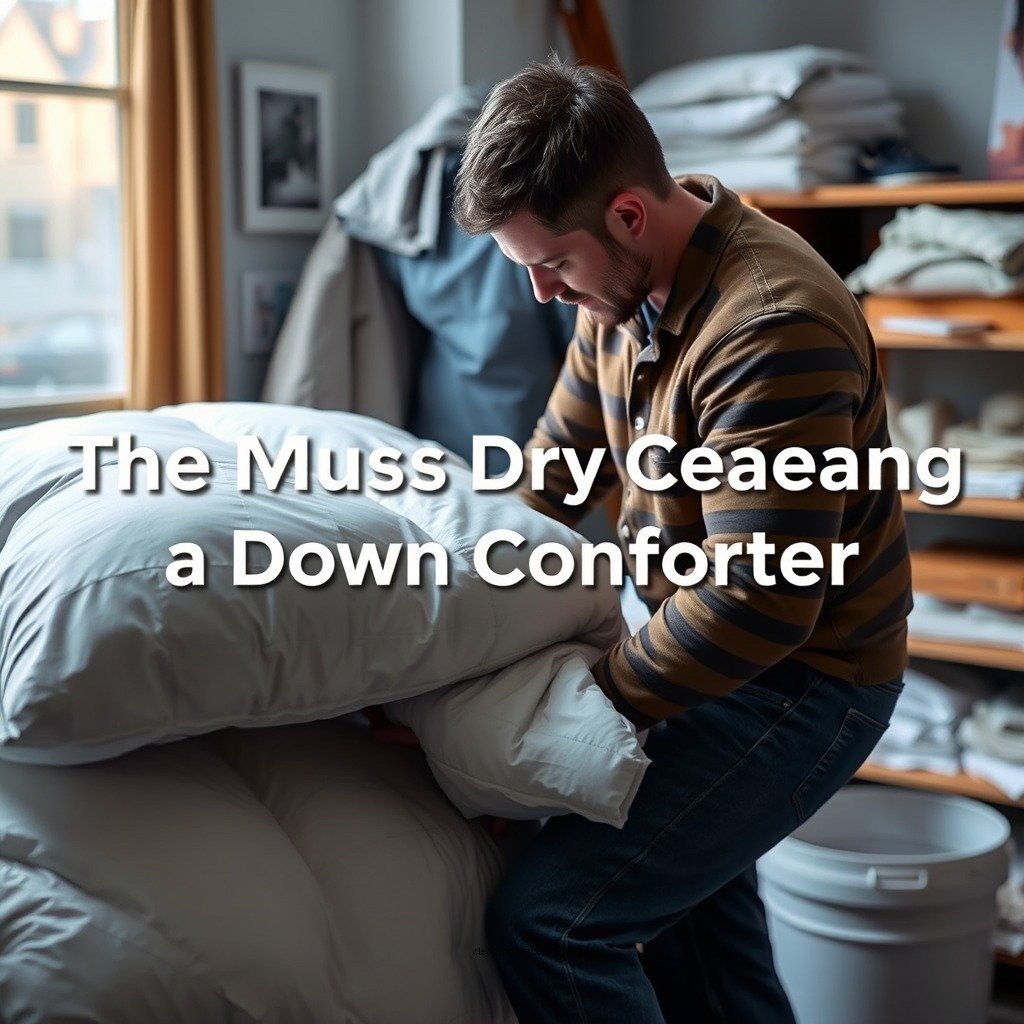 The Process of Dry Cleaning a Down Comforter - how much to dry clean a down comforter