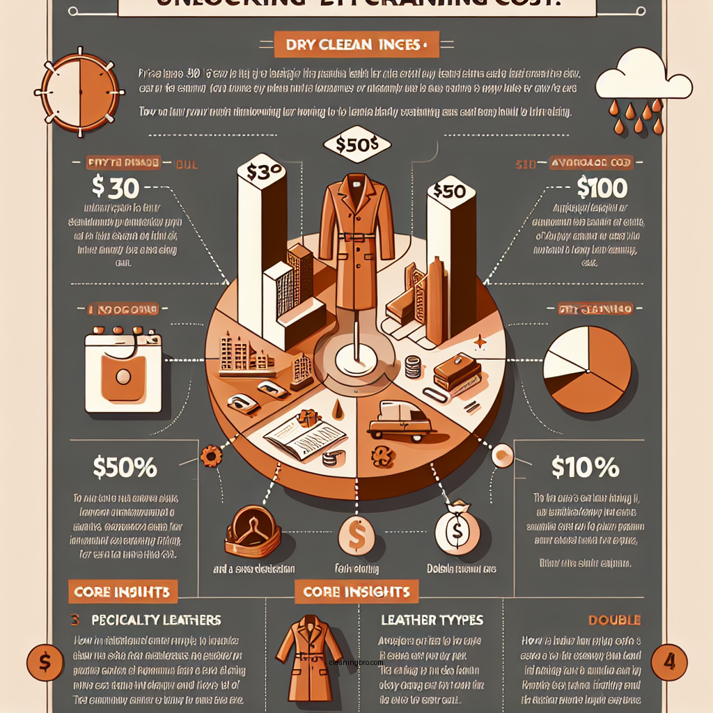 how much to dry clean a leather coat - Data Infographic and Statistics