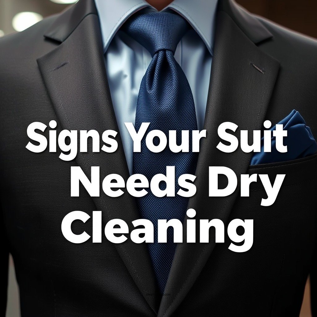 Signs Your Suit Needs Dry Cleaning - how often dry clean suit
