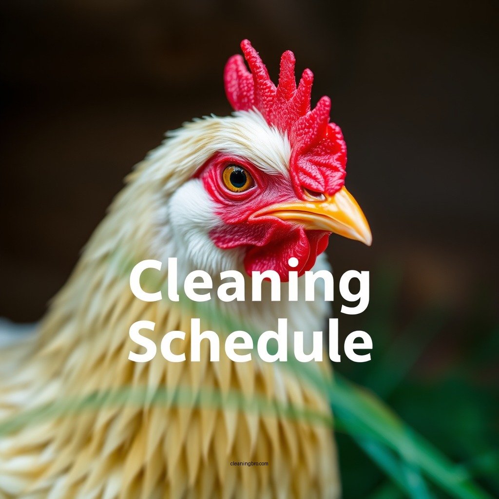 Recommended Cleaning Schedule - how often should i clean my chicken coop