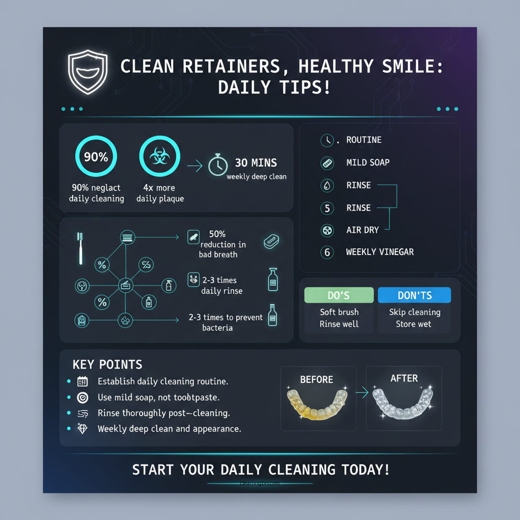 how often should i clean my retainers - Data Infographic and Statistics