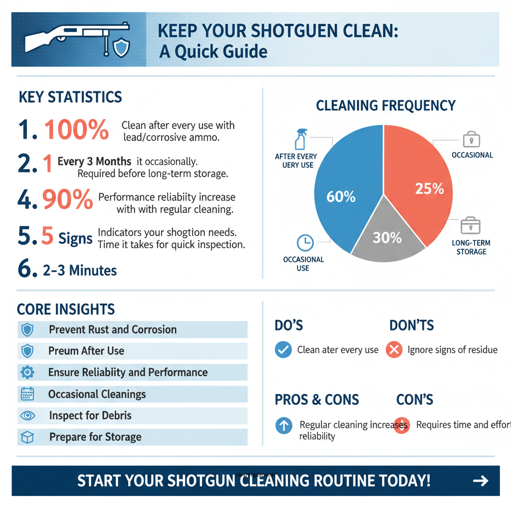how often should i clean my shotgun - Data Infographic and Statistics