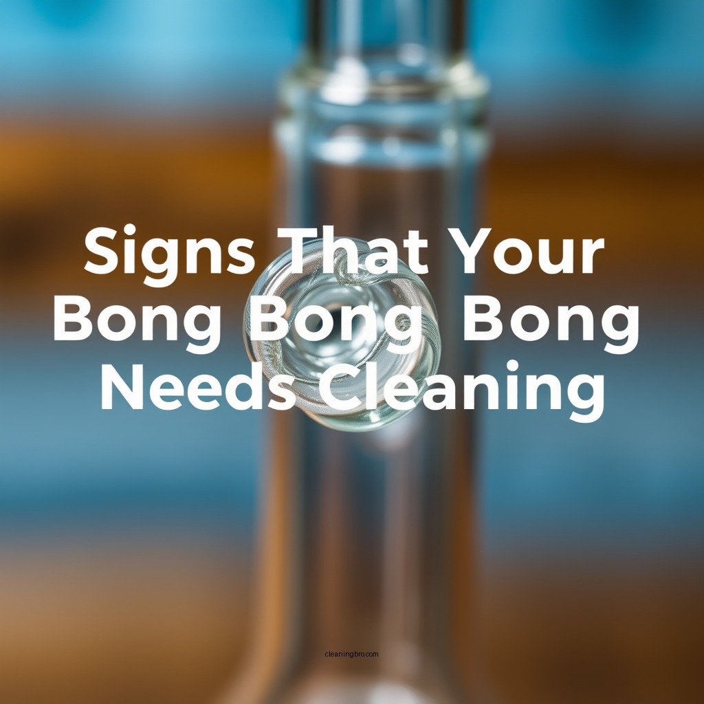 Signs That Your Bong Needs Cleaning - how often should you clean a bong