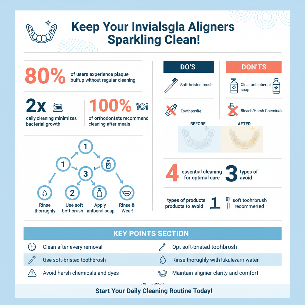 how often should you clean invisalign - Data Infographic and Statistics