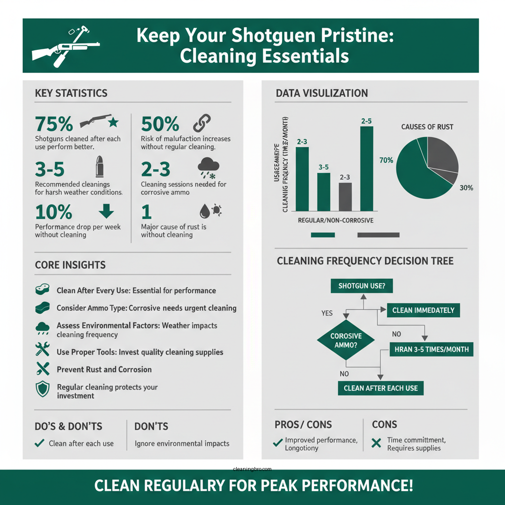 how often should you clean your shotgun - Data Infographic and Statistics
