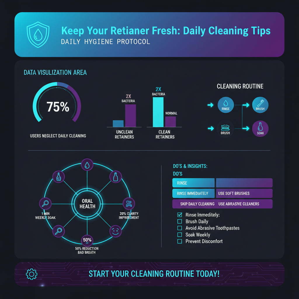 how often should you clean your retainer - Data Infographic and Statistics