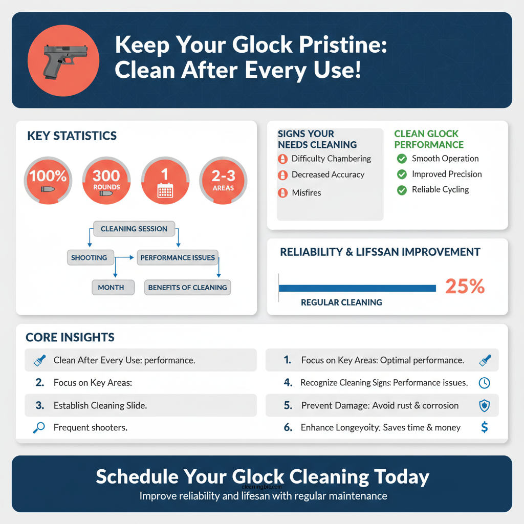 how often to clean glock - Data Infographic and Statistics