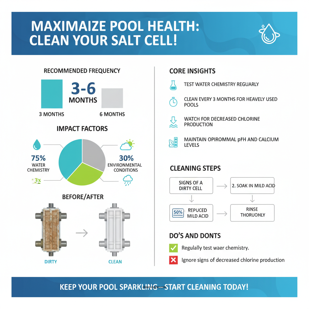 how often to clean salt cell - Data Infographic and Statistics