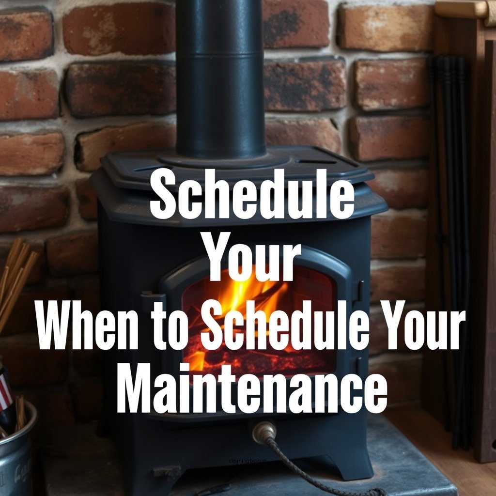 When to Schedule Your Maintenance - how often to clean wood burning stove chimney