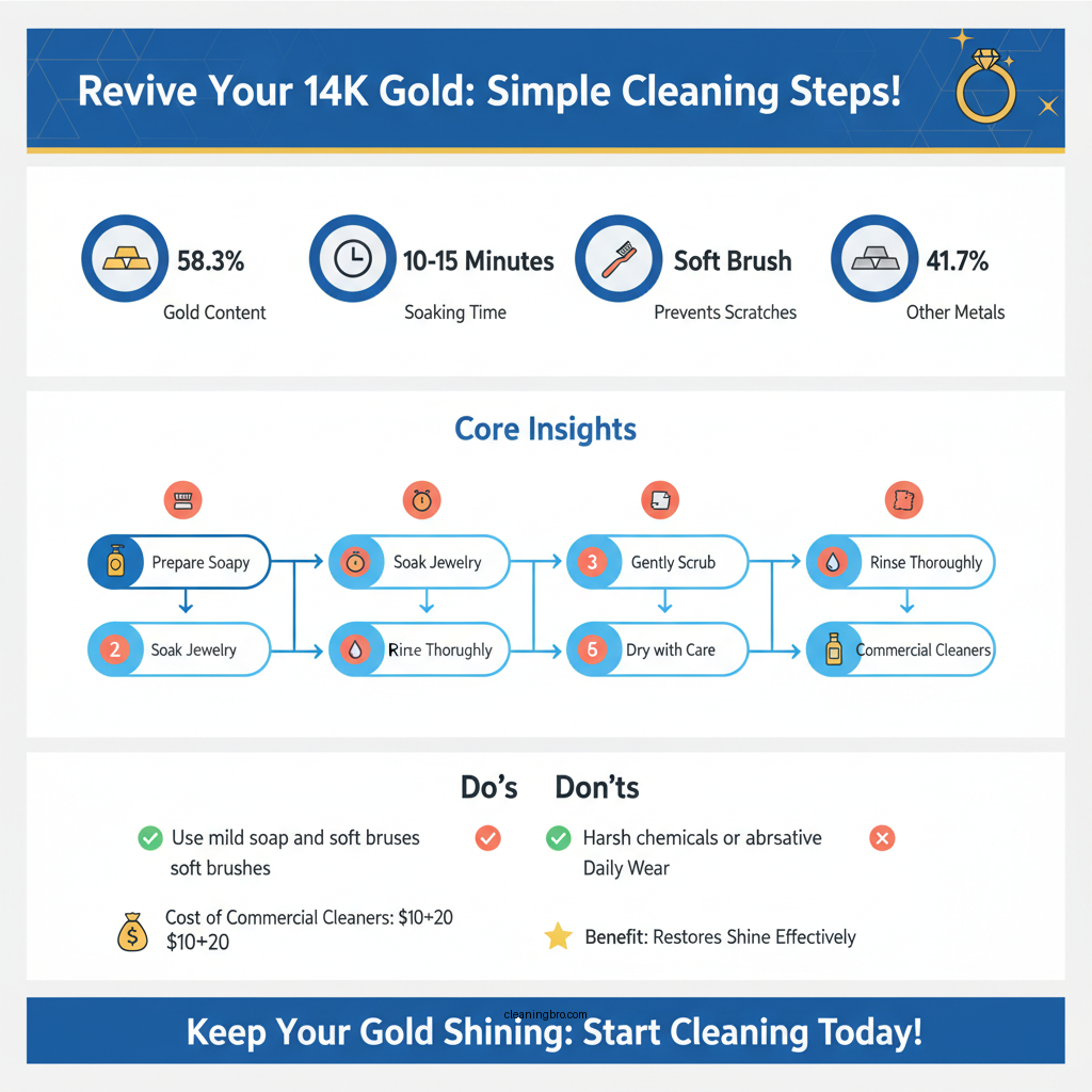 how to clean 14 karat gold - Data Infographic and Statistics