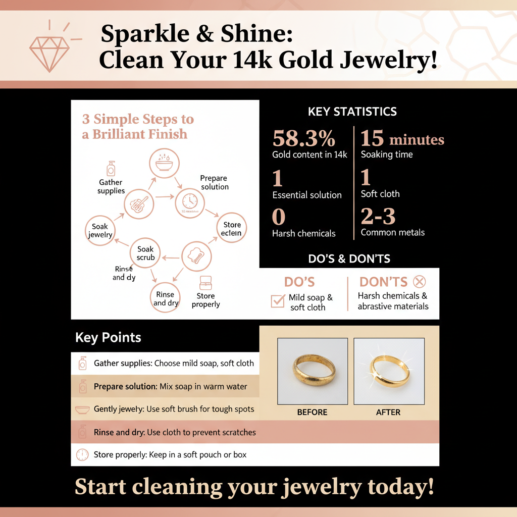how to clean 14k gold jewelry - Data Infographic and Statistics