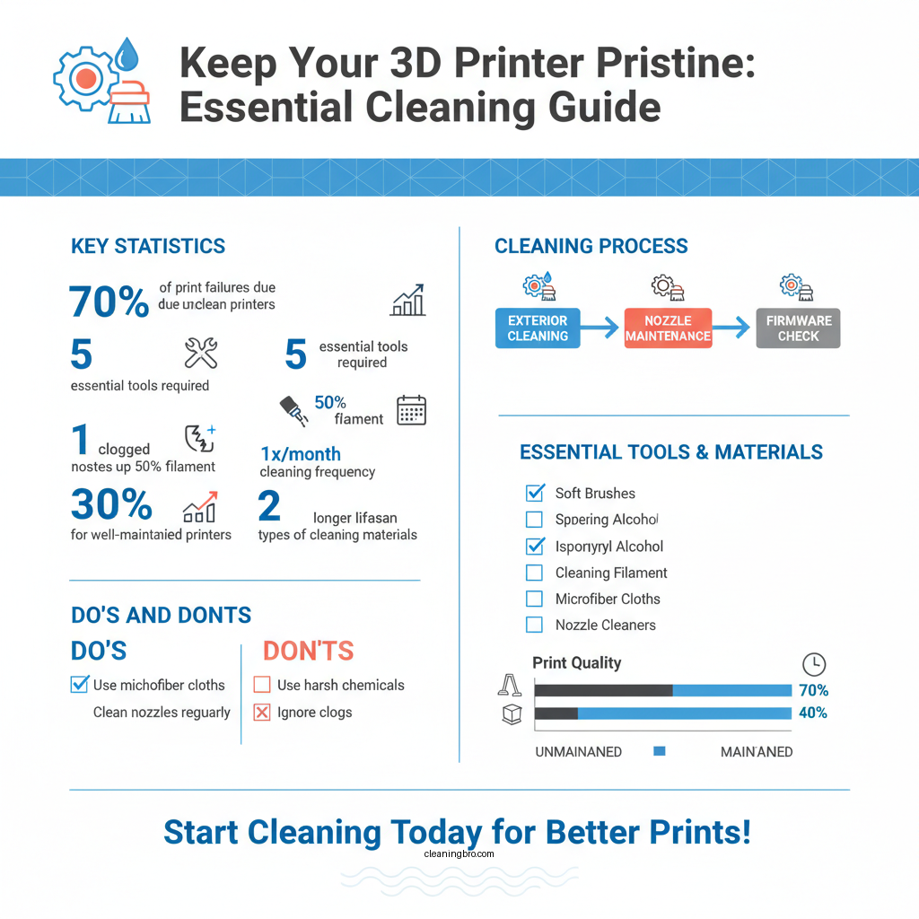 how to clean 3d printer - Data Infographic and Statistics