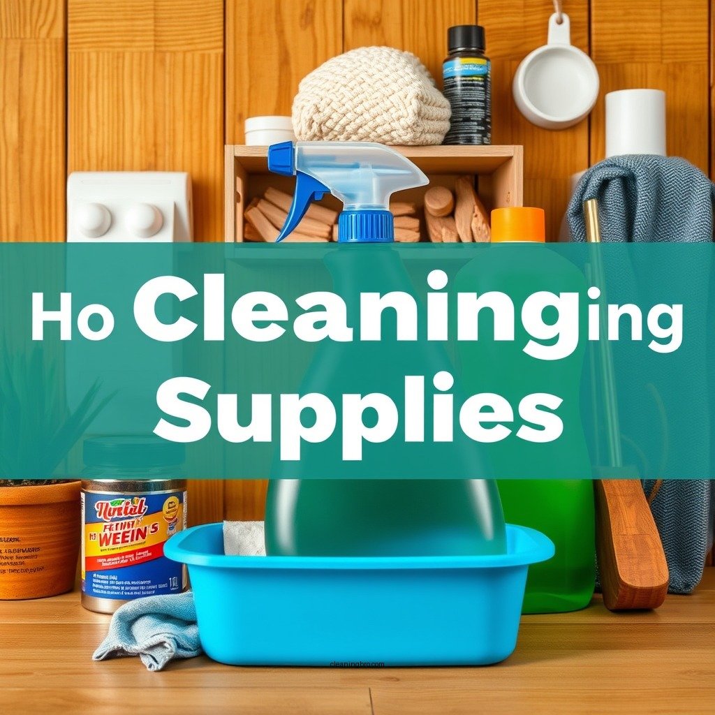 Essential Cleaning Supplies - how to clean 50 year old wood paneling