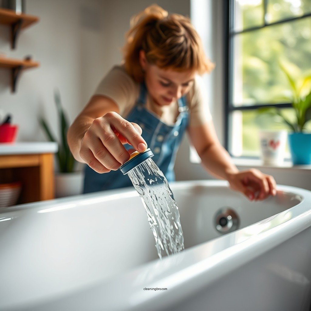 Step-by-Step Cleaning Process - how to clean a acrylic tub