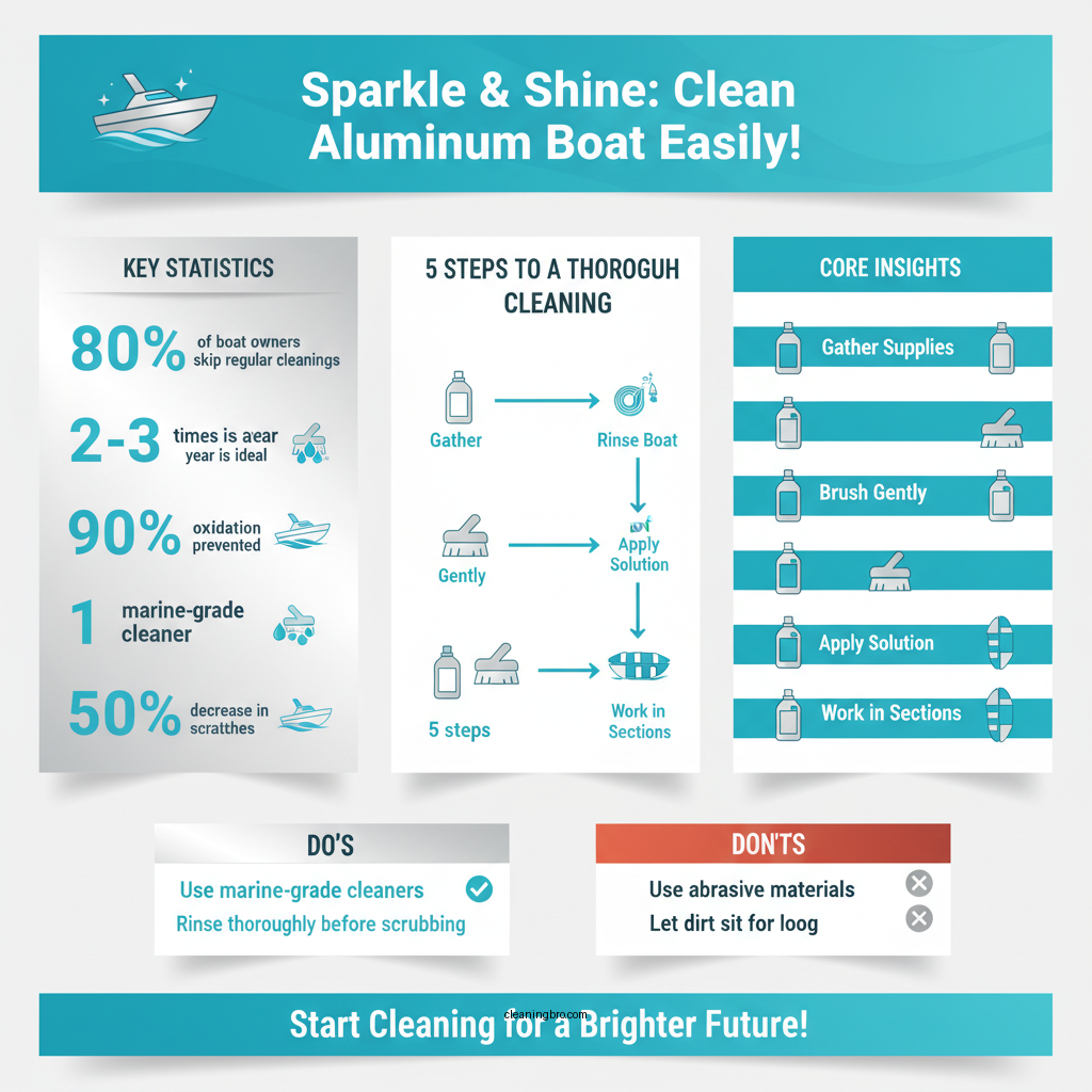 how to clean a aluminum boat - Data Infographic and Statistics