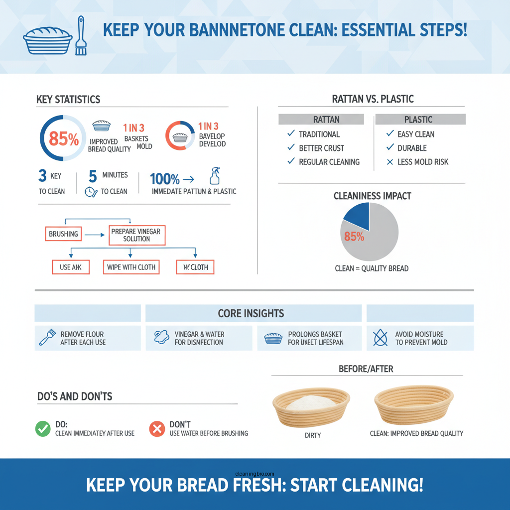 how to clean a banneton basket - Data Infographic and Statistics