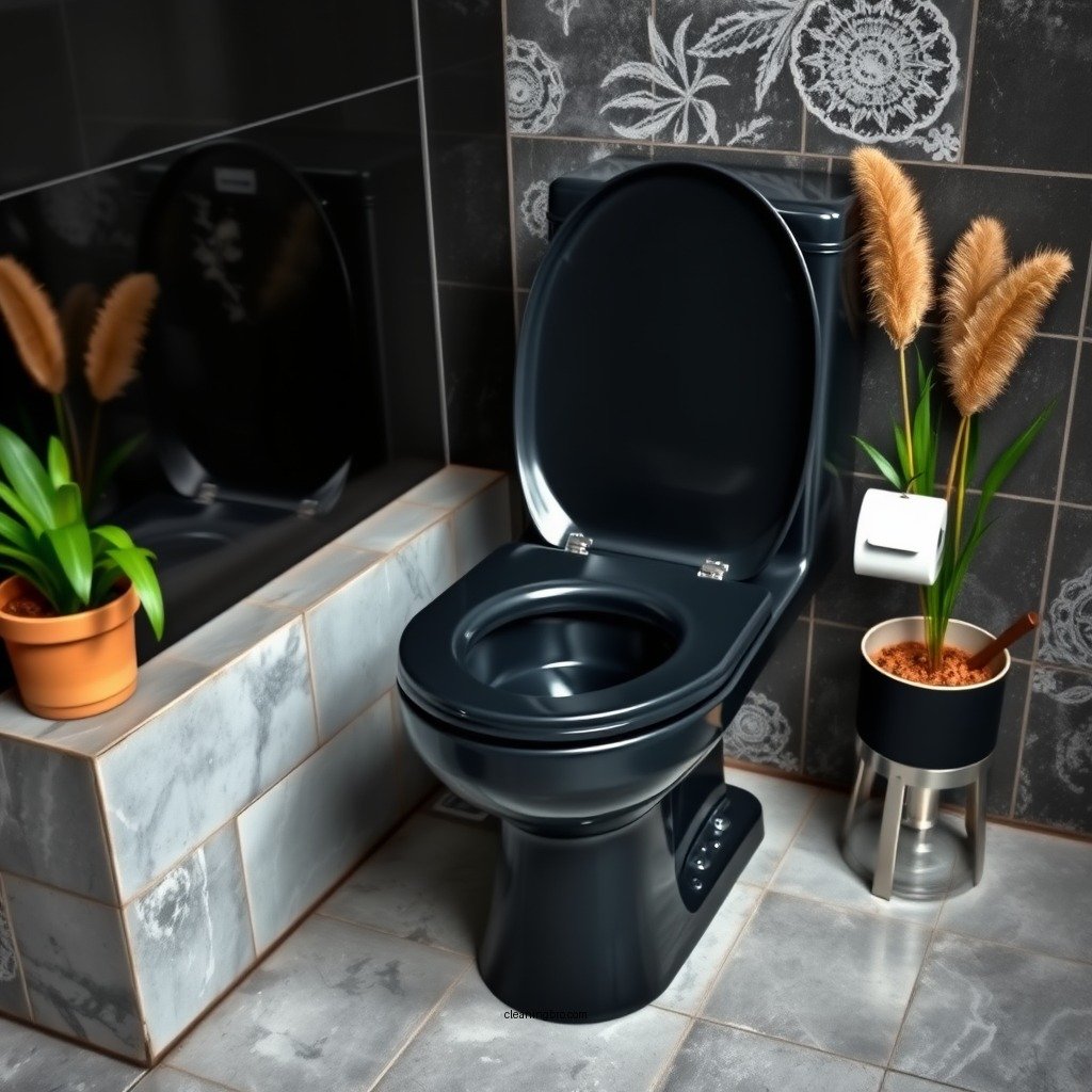 Understanding Black Toilets - how to clean a black toilet