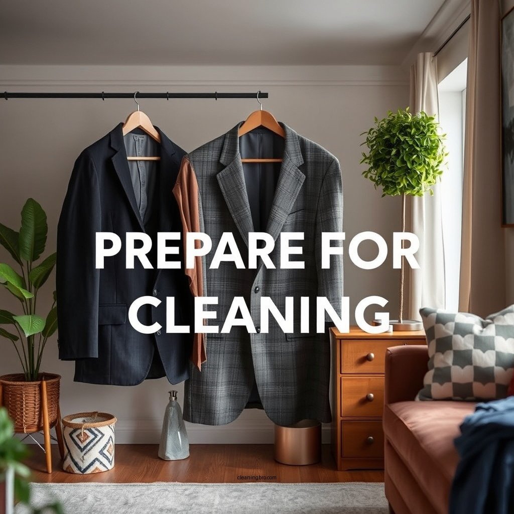 Preparing for Cleaning - how to clean a blazer at home