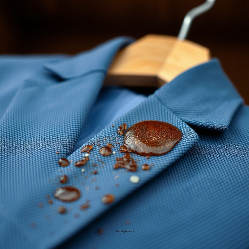 Spot Cleaning Stains - how to clean a blazer at home