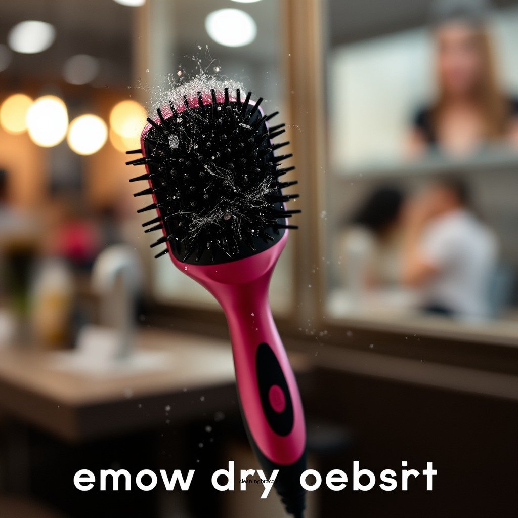 Remove Hair and Debris - how to clean a blow dry brush