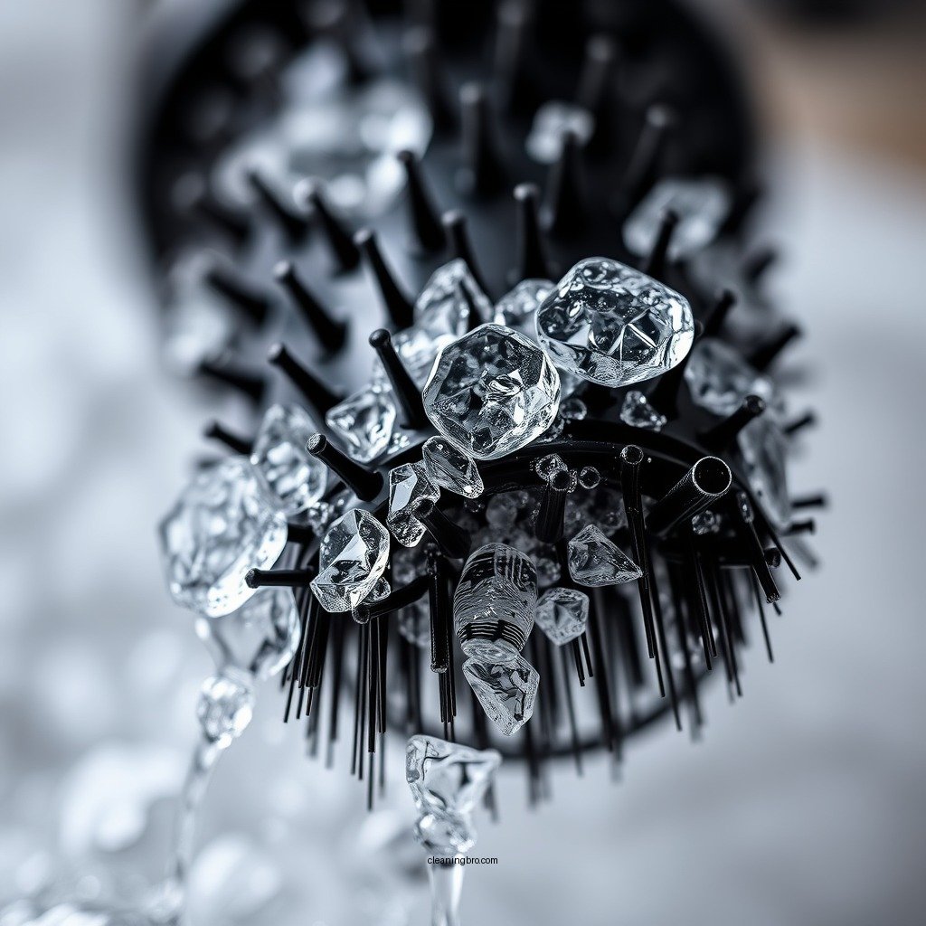 Soak the Brush - how to clean a blow dry brush